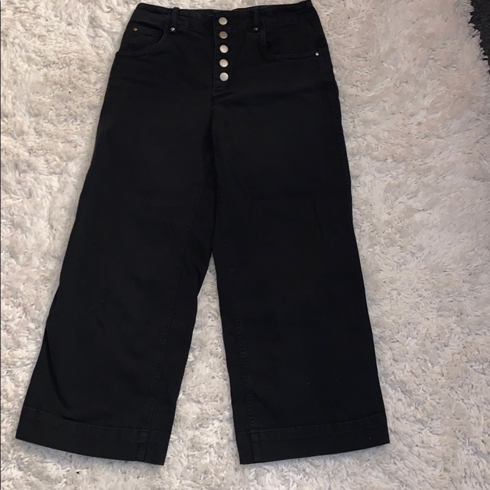 Wide leg boot cut jeans